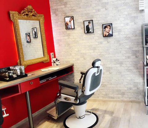 Espace barbier du salon de coiffure Eric Stipa à Bourges (18)
