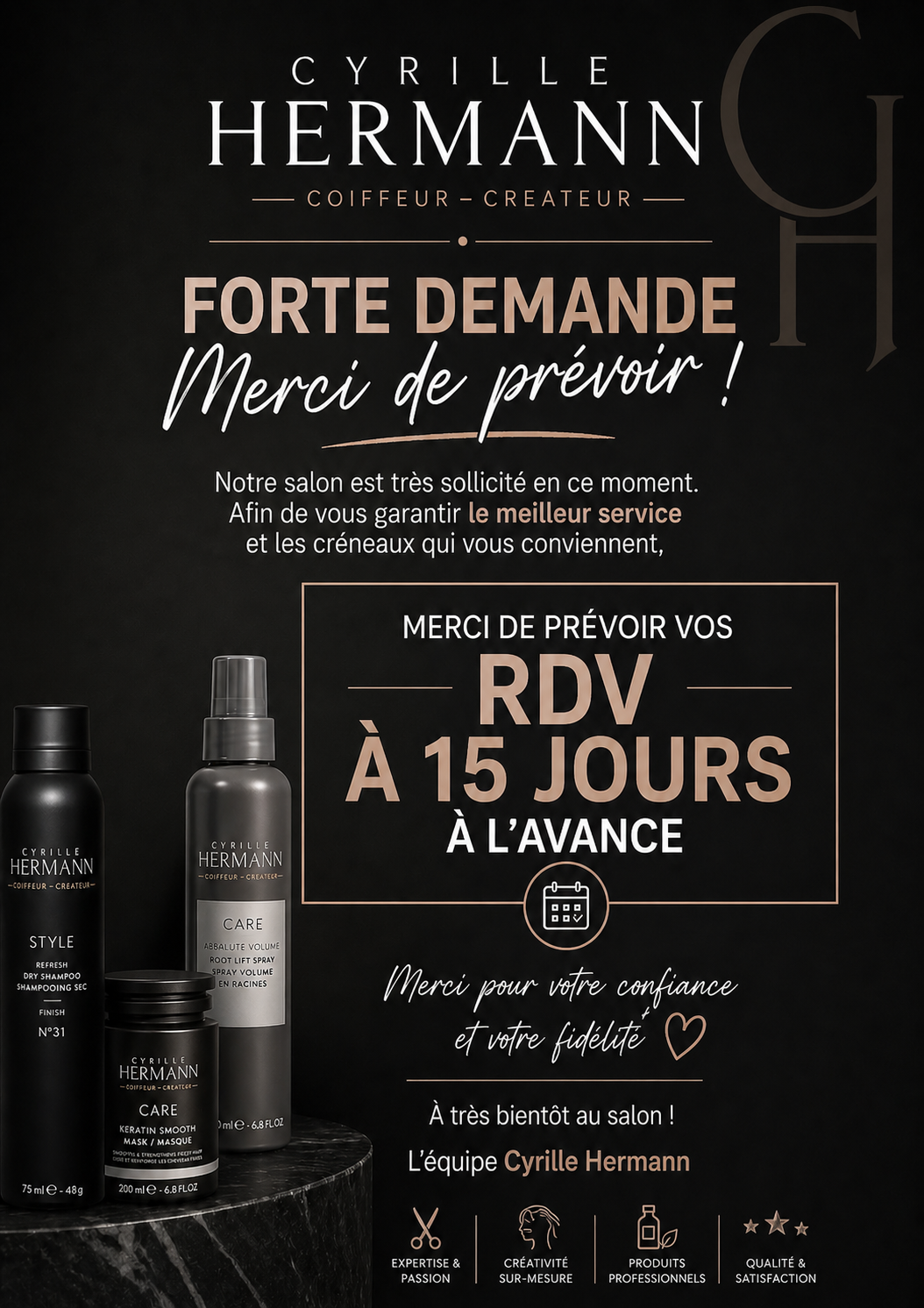 Prise de rendez-vous